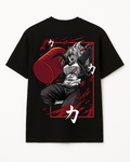 Demon Hammer Fury Limited Edition Anime Graphic Premium Quality Cotton oversized t-shirt for men size M