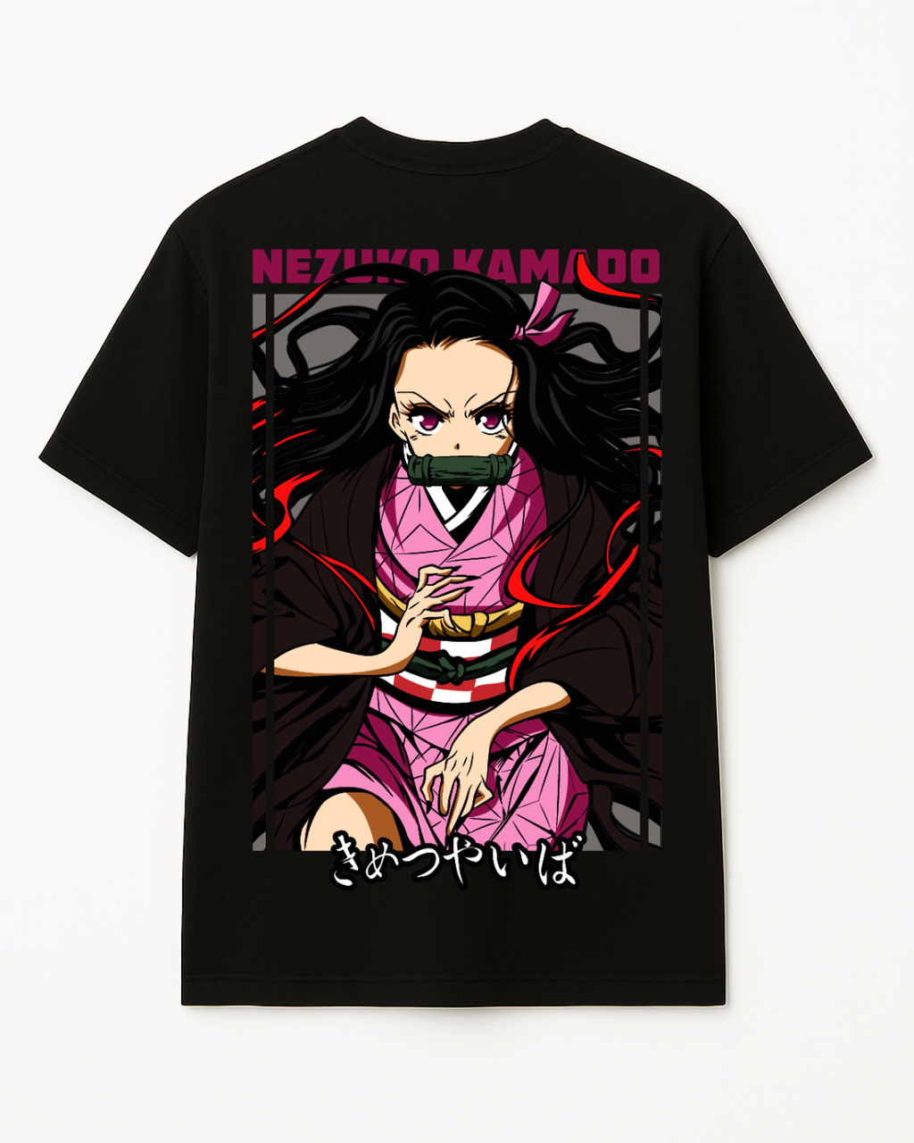 New Latest Anime trending deign oversized pure cotton t-shirt for mens size L