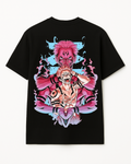 Jiujutsu Kaisen popular themed oversized cotton t-shirt for men size L